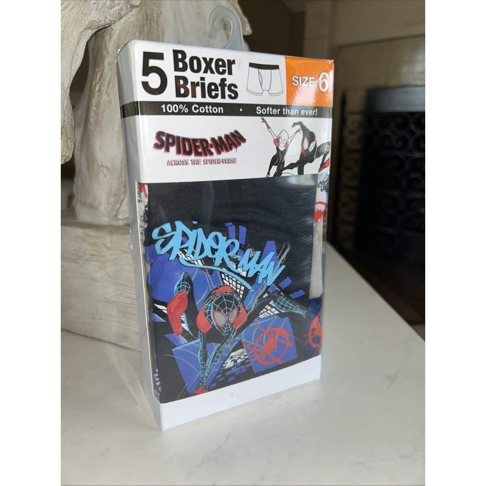 Boy's Spider Man Across The Spider-Verse Boxer Briefs Multicolor 6